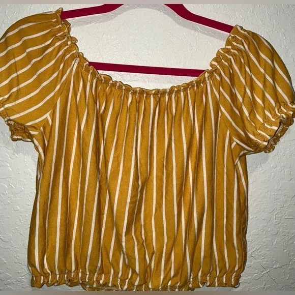 American Eagle Short Sleeve Striped Tee - Picture 4 of 7